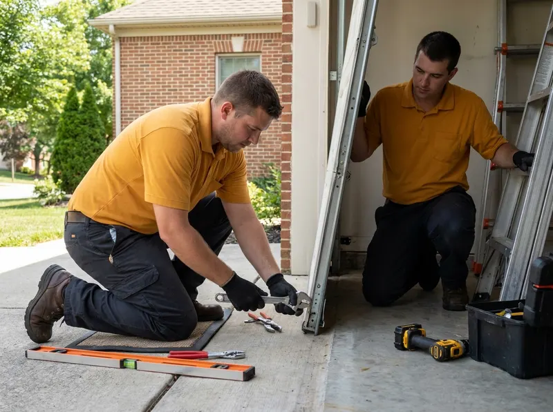 Garage Door Off Track Repair in Lancaster, PA