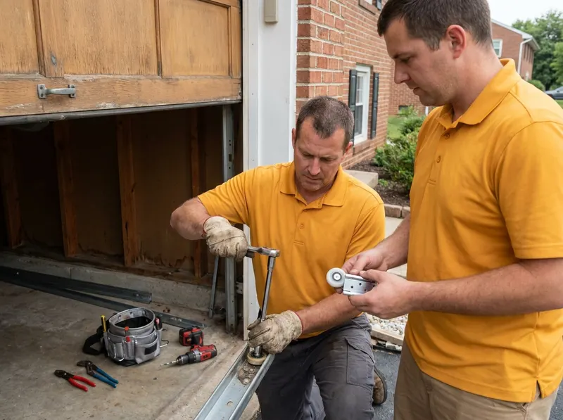 Garage Door Roller and Hinge Replacement in Lancaster, PA